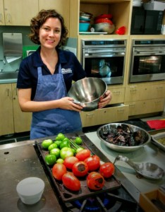 Rachel Harvey cooking