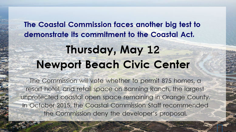 costal commission event flyer