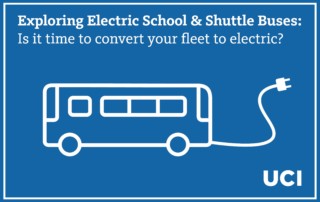 Exploring Electric School & Shuttle Buses poster.