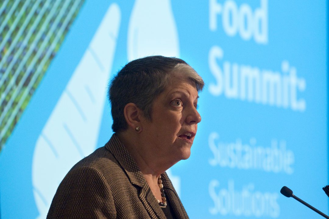 Napolitano SI Global Food Summit 2016