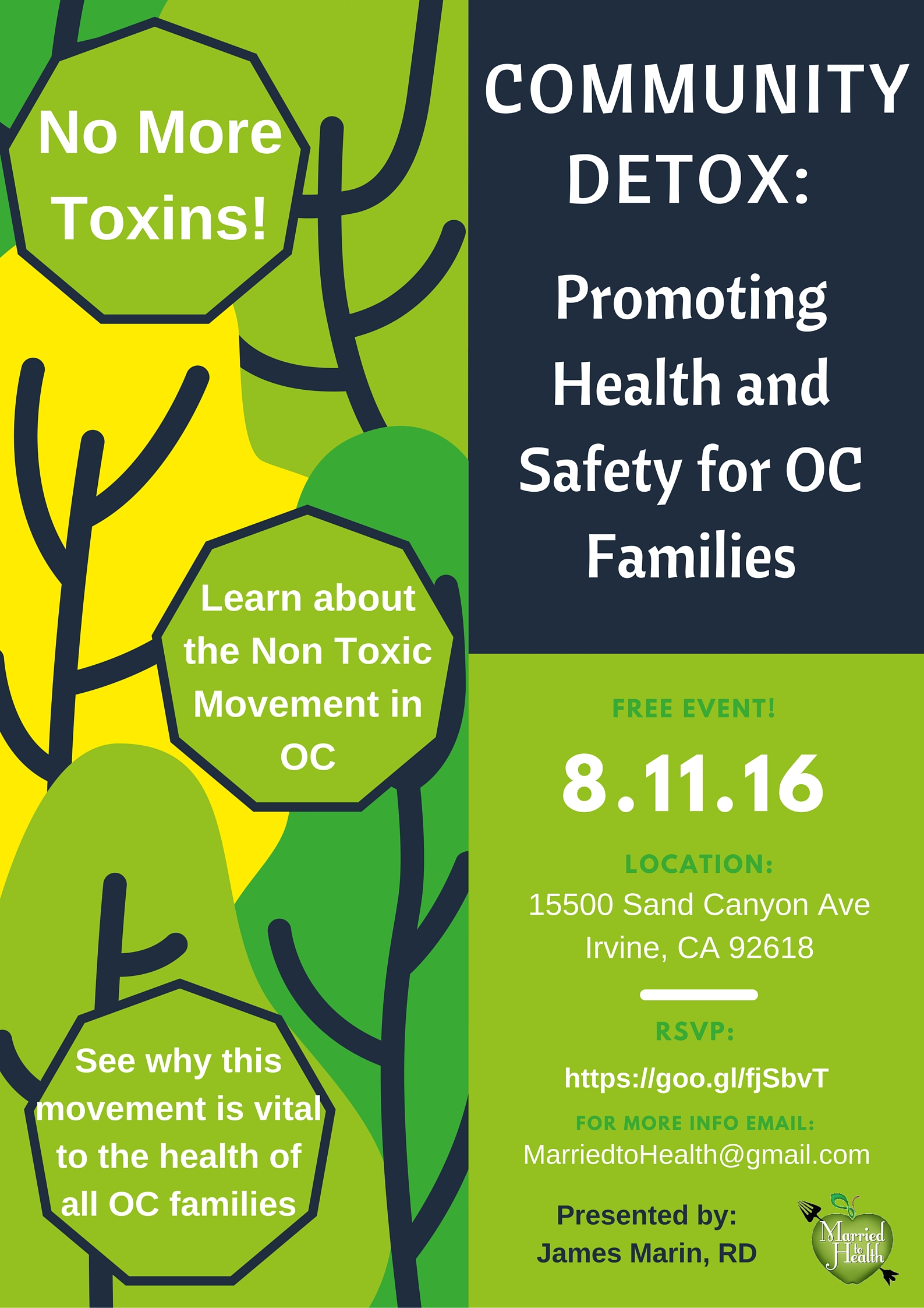 Community Detox Health & Safety OC 2016 Poster.