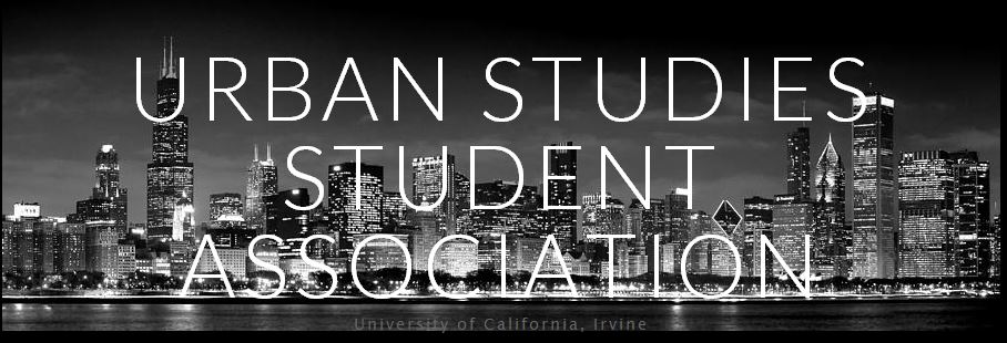 UCI Urban Studies Student Association poster.