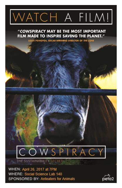 cowspiracy film screening flyer