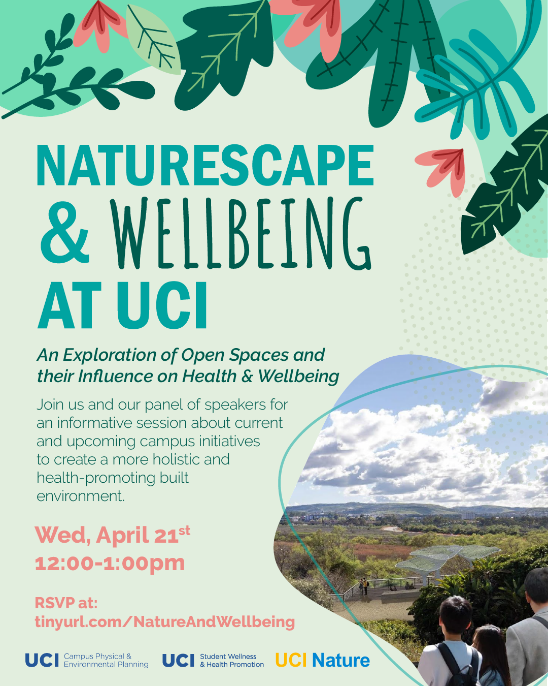 naturescape and wellbeing at UCI