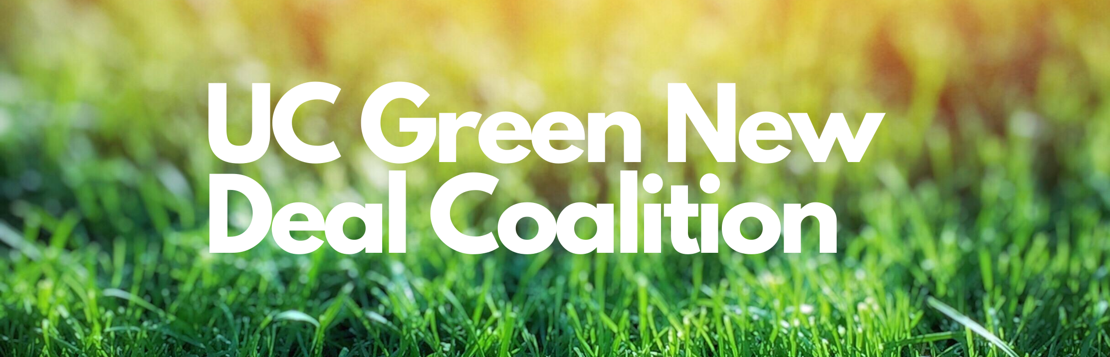 uci green new deal coalition