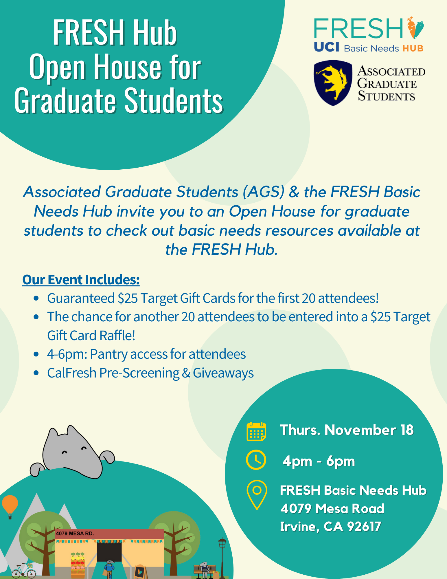 fresh hub open house for graduate students