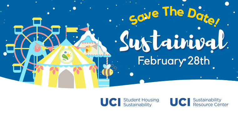 Carnival set, Save the Date, Sustainival, February 28th