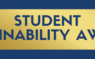 gold ribbon, Student Sustainability Awards