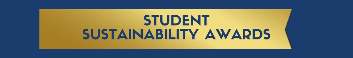 gold ribbon, Student Sustainability Awards