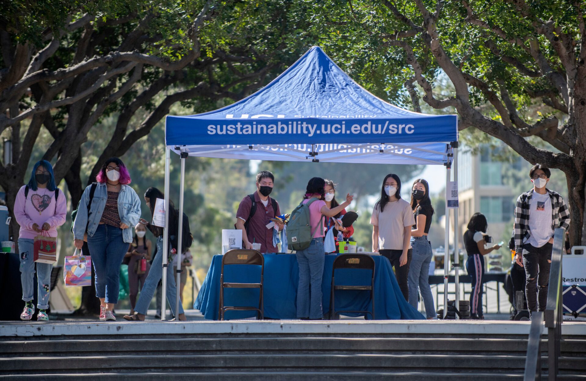 SUSTAINIVAL, the campus sustainability fair, hosted by the UCI Sustainability Resource Center.photo: Steve Zylius/UCI